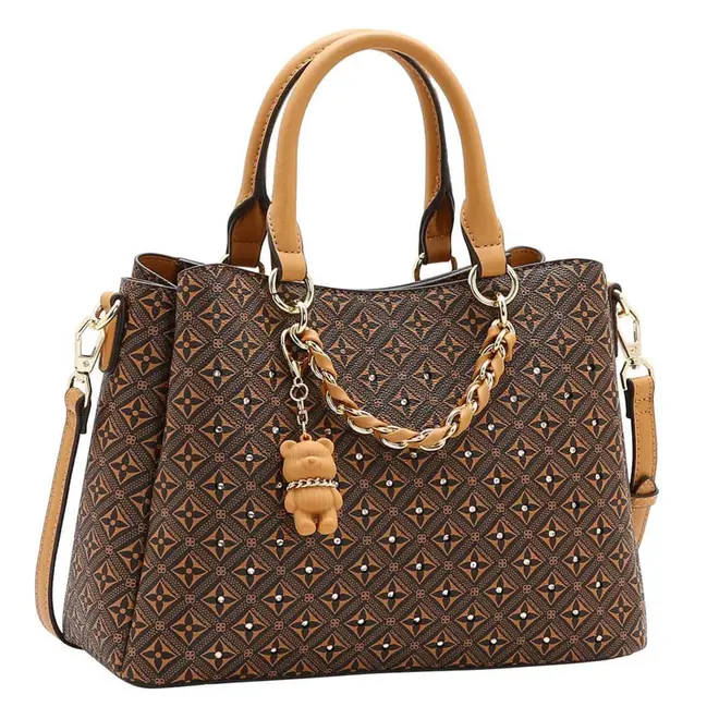 Bolsa de Mão Feminina Chenson Marrom 3485749