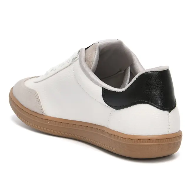 Tênis Casual Feminino Via Marte Off White 129-015-06