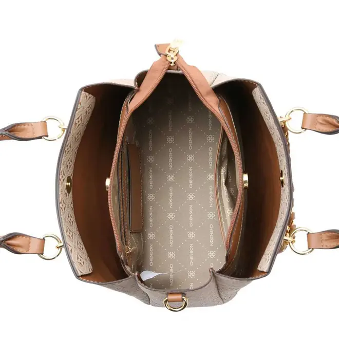 Bolsa de Mão Feminina Chenson Bege 3485749