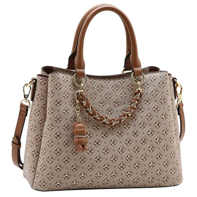 Bolsa de Mão Feminina Chenson Bege 3485749