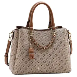 Bolsa de Mão Feminina Chenson Bege 3485749