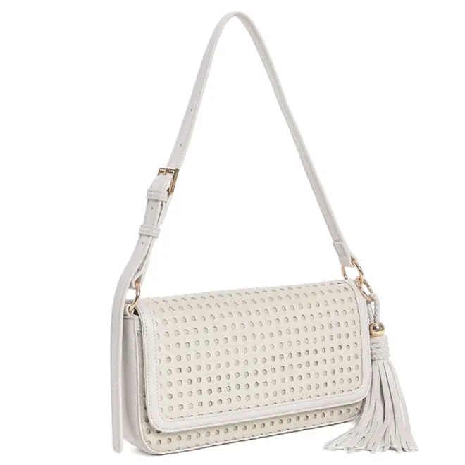 Shoulder Bag Feminina Via Marte Off White B1-408-01