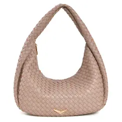 Bolsa de Ombro Feminina Via Marte Bege B1-405-01