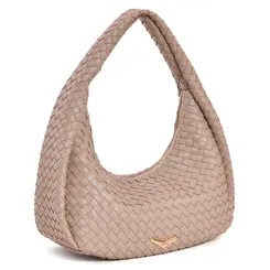 Bolsa de Ombro Feminina Via Marte Bege B1-405-01