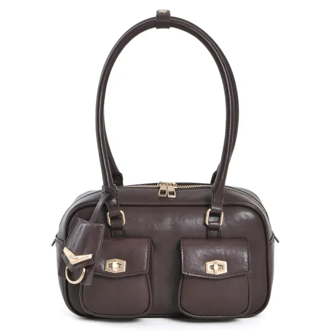 Bolsa de Ombro Feminina Via Marte Marrom B1-421-01