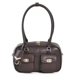 Bolsa de Ombro Feminina Via Marte Marrom B1-421-01