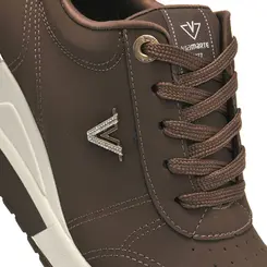 Tênis Anabela Feminino Via Marte Marrom 046-023-22