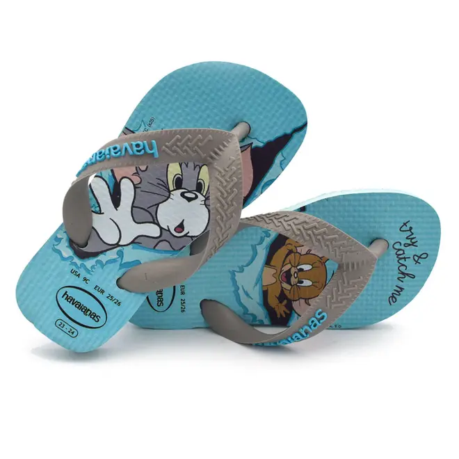 Chinelo Infantil Havaianas Top Warner Azul Azul 4150291