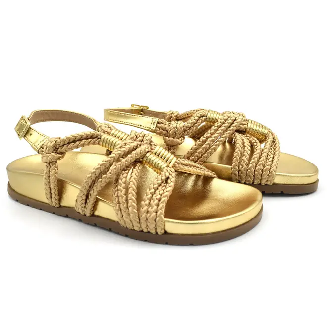 Papete Feminina Suzzara Dourado 3800-12586