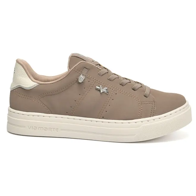Tênis Casual Feminino Via Marte Marrom 281-012-02