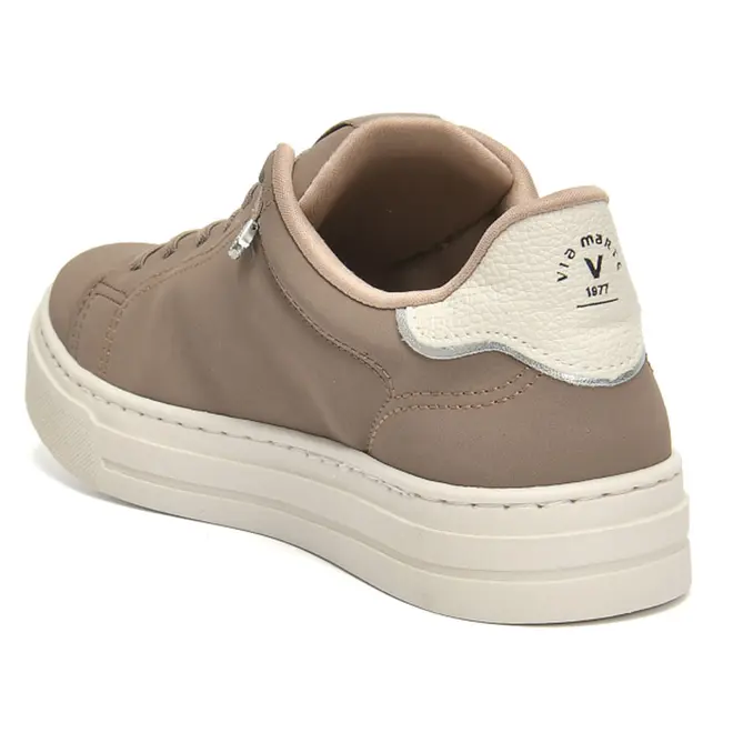 Tênis Casual Feminino Via Marte Marrom 281-012-02