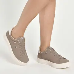 Tênis Casual Feminino Via Marte Marrom 281-012-02
