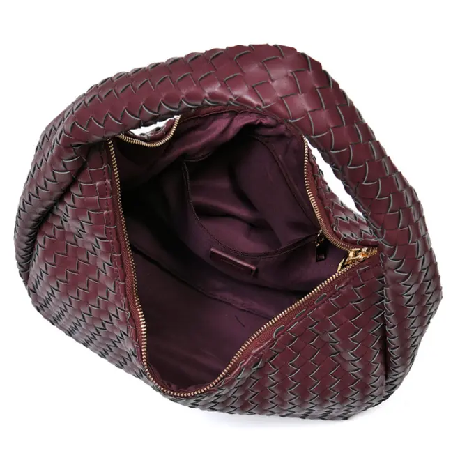 Bolsa de Ombro Feminina Via Marte Bordô B1-405-01