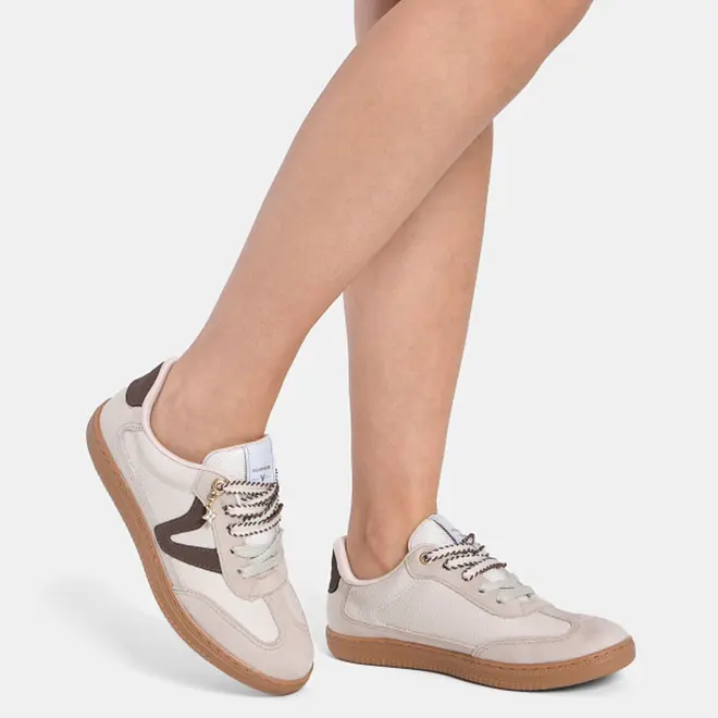 Tênis Casual Feminino Via Marte Off White 129-013-06