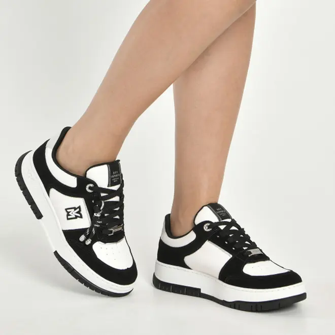Tênis Casual Feminino Via Marte Preto 219-018-01