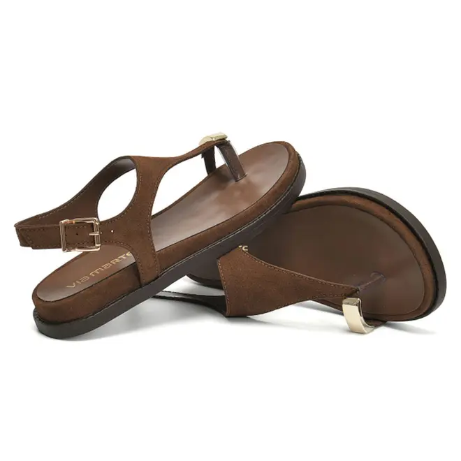 Papete Feminina Via Marte Marrom 374-007-02