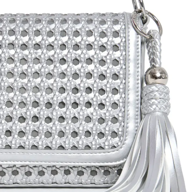 Shoulder Bag Feminina Via Marte Prata B1-408-01
