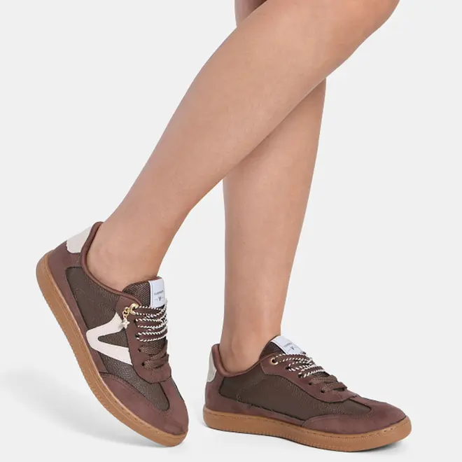 Tênis Casual Feminino Via Marte Marrom 129-013-06