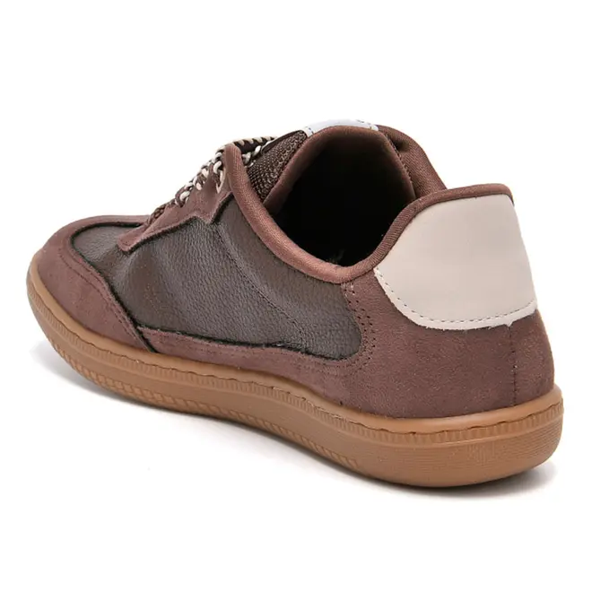 Tênis Casual Feminino Via Marte Marrom 129-013-06