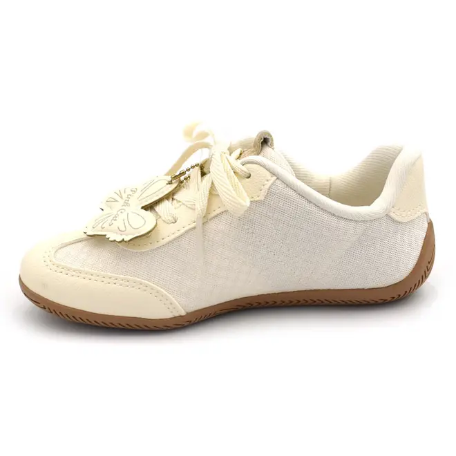 Tênis de Menina Pink Cats do 29 ao 34 Off White V6791