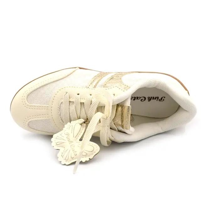 Tênis de Menina Pink Cats do 29 ao 34 Off White V6791