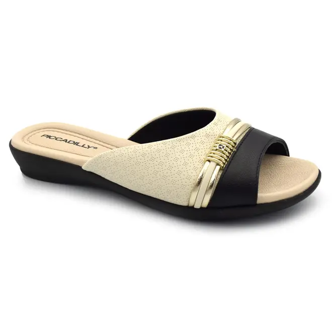 Tamanco Feminino Piccadilly Off White 500444