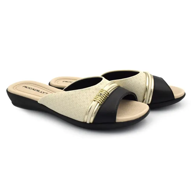 Tamanco Feminino Piccadilly Off White 500444