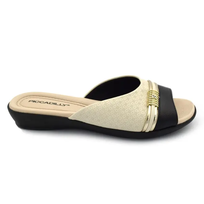Tamanco Feminino Piccadilly Off White 500444