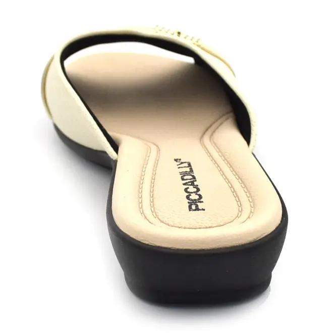 Tamanco Feminino Piccadilly Off White 500444