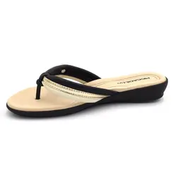 Sandália Rasteira Feminina Piccadilly Preto 500447
