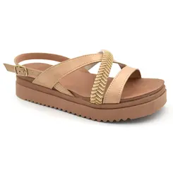 Papete Feminina Mississipi Bege J2743