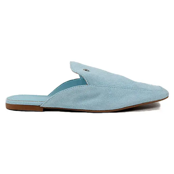 Tamanco Mule Itapuã Couro Azul Feminino