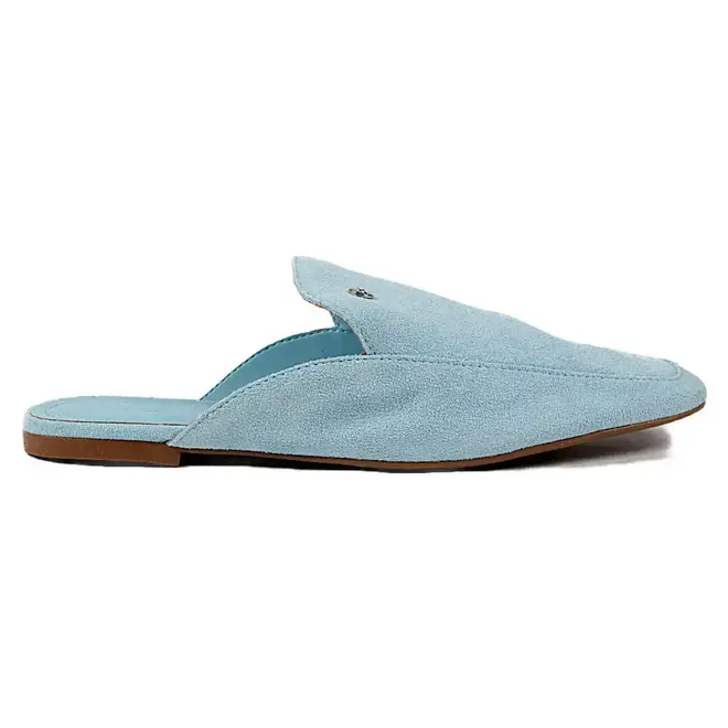 Tamanco Mule Itapuã Couro Azul Feminino