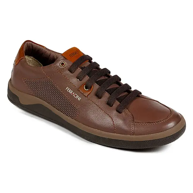 Sapatênis Casual Ferracini Jeep Masculino Marrom