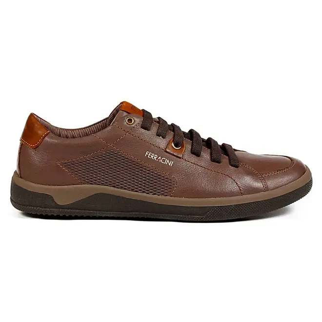 Sapatênis Casual Ferracini Jeep Masculino Marrom