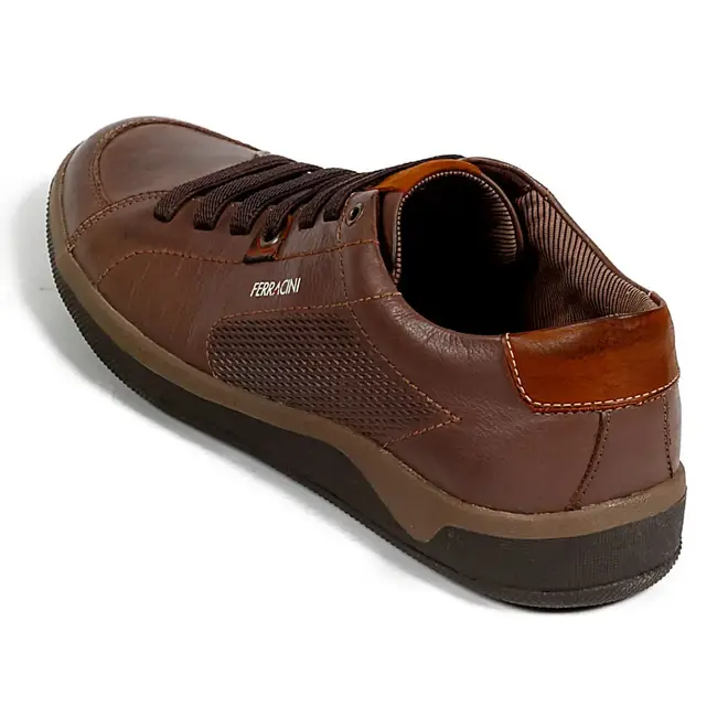 Sapatênis Casual Ferracini Jeep Masculino Marrom