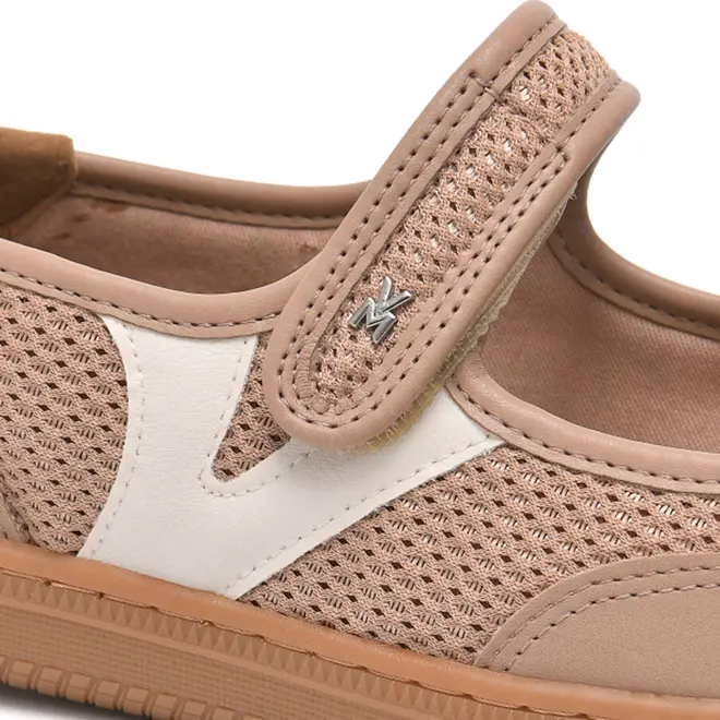 Tênis Sapatilha Feminino Via Marte Bege 129-019-06