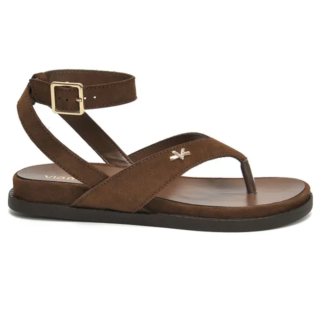 Papete Feminina Via Marte Marrom 374-009-02