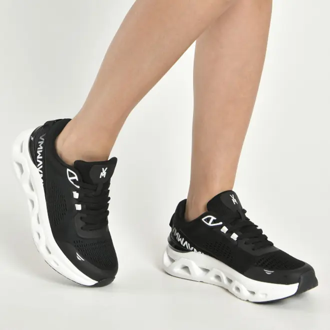 Tênis Esportivo Feminino Via Marte Preto 378-001-02