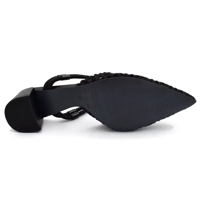 Mule de Salto Bloco Feminino Suzzara Preto 374061