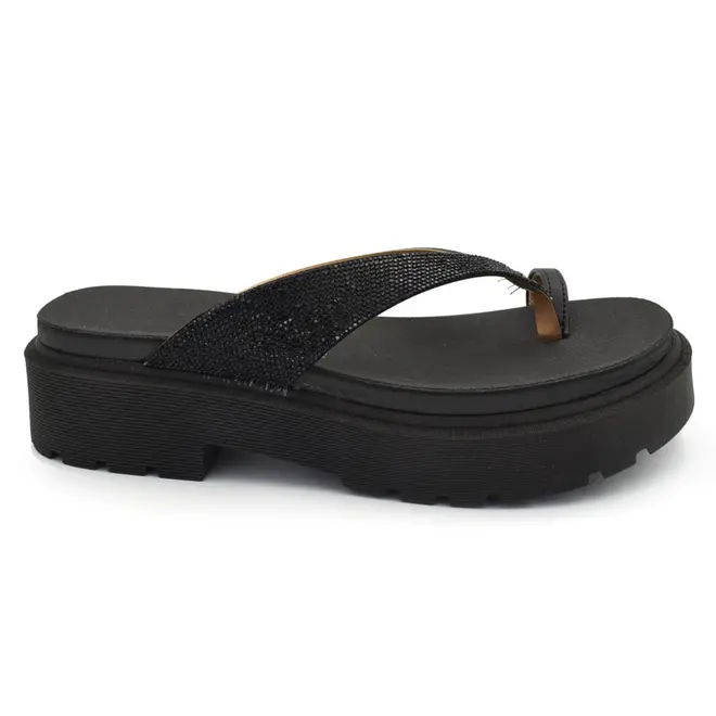 Tamanco Plataforma Feminino Vizzano Preto 6499.141.32062