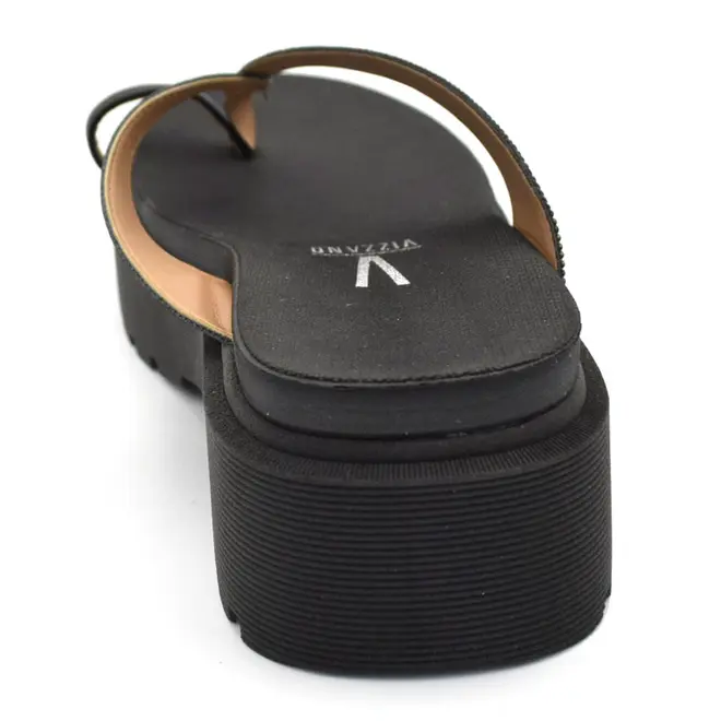 Tamanco Plataforma Feminino Vizzano Preto 6499.141.32062
