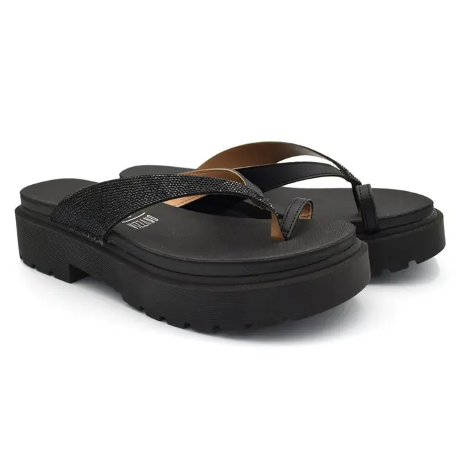 Tamanco Plataforma Feminino Vizzano Preto 6499.141.32062