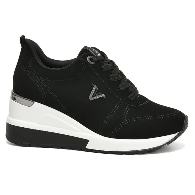 Tênis Anabela Feminino Via Marte Preto 046-023-01