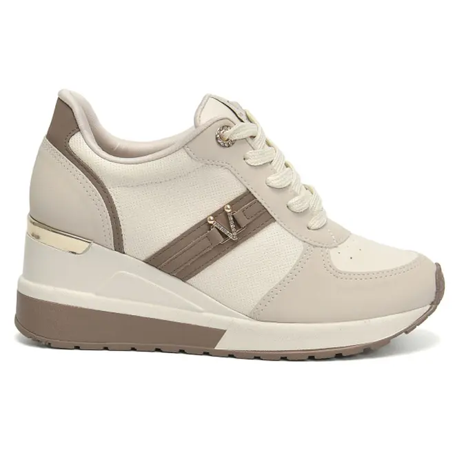 Tênis Anabela Feminino Via Marte Creme 046-027-20
