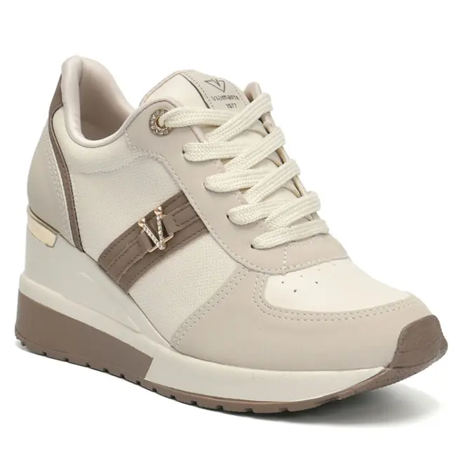 Tênis Anabela Feminino Via Marte Creme 046-027-20