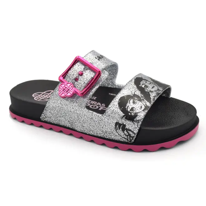 Papete de Menina Grendene Guerreiras Hunters do 28 ao 34 Preto 23505