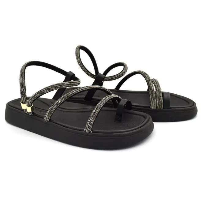 Papete Feminina Moleca Preto 5469.364.31373