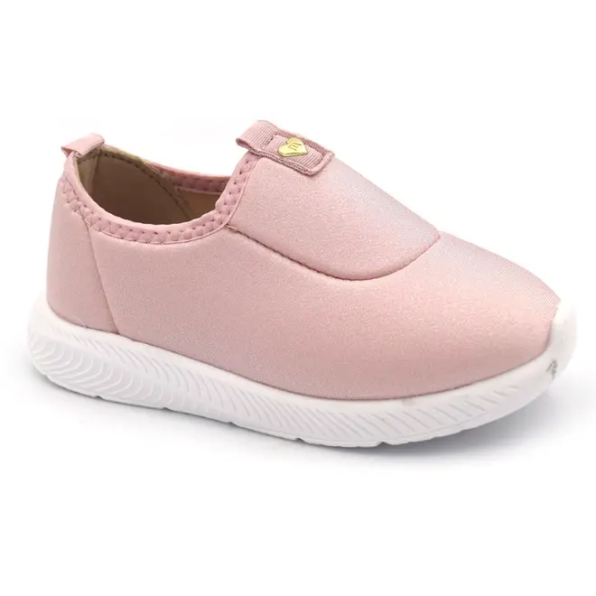 Tênis Slip On de Menina Molekinha do 18 ao 25 Rosa 2723.200.20703