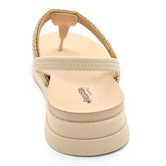 Papete Feminina Mississipi Creme J1491